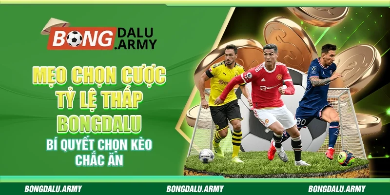 Mẹo chọn cược tỷ lệ thấp Bongdalu - Bí quyết chọn kèo chắc ăn